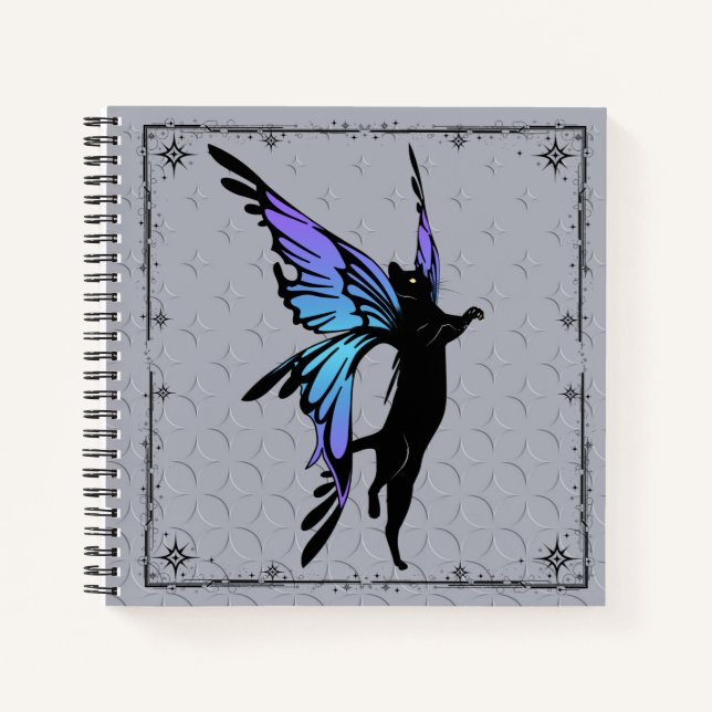 Cosmic Cat Star Notebook (Front)