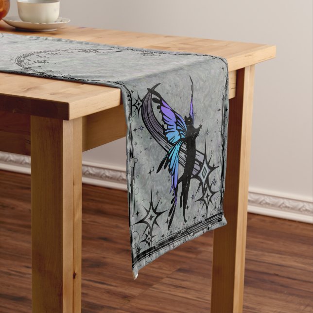 Cosmic Cat Star Short Table Runner (In Situ)
