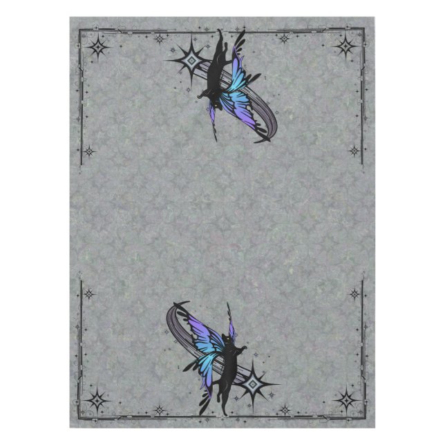 Cosmic Cat Star Tablecloth (Front)