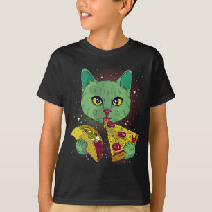 Cosmic Cat, Taco and Pizza, Lover cats, Food & pet T-Shirt