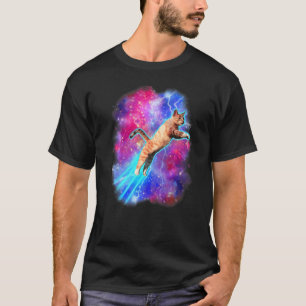 Cosmic Cats Outer Space Galaxy Kitty Kittens T-Shirt