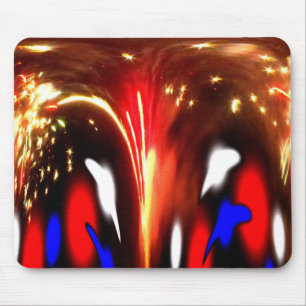 Cosmic celebration mouse mat