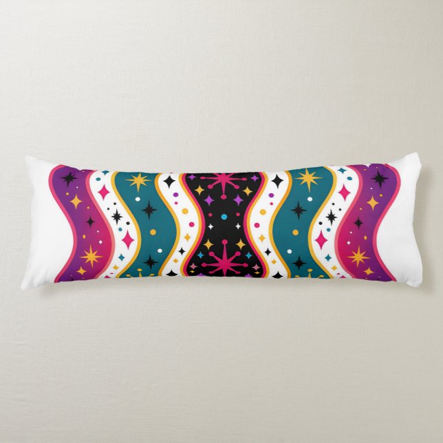 Cosmic Celestial Curves  Body Cushion (Front)