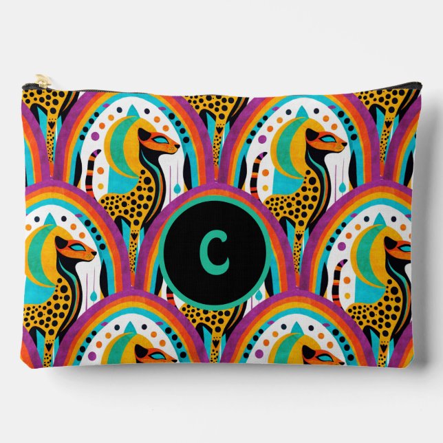 Cosmic Cheetah  Accessory Pouch (Front)