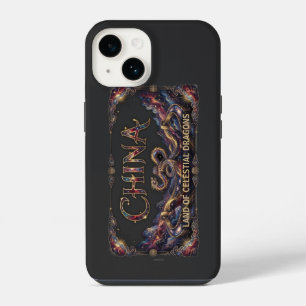 Cosmic China Dragon Great Wall iPhone 14 Case