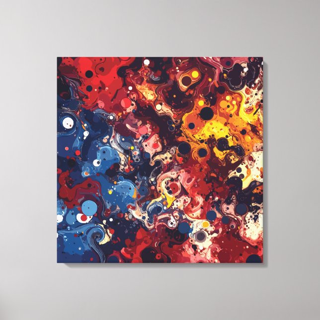 Cosmic Chronicles Canvas Print (Front)