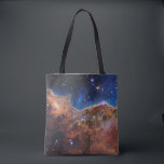 Cosmic Cliffs Carina Nebula James Webb Telescope Tote Bag<br><div class="desc">Cosmic Cliffs Carina Nebula James Webb Telescope

Image credit: NASA,  ESA,  CSA,  and STScI</div>