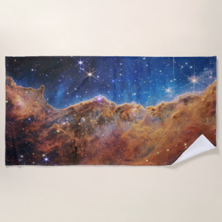 Cosmic Cliffs Carina Nebula Space Webb Telescope Beach Towel