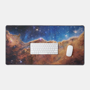 Cosmic Cliffs Carina Nebula Space Webb Telescope Desk Mat