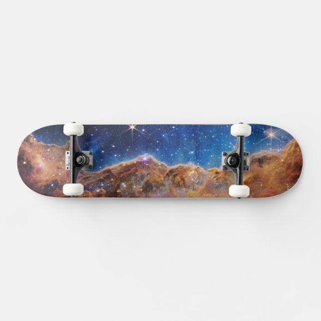 Cosmic Cliffs Carina Nebula Space Webb Telescope  Skateboard (Horz)