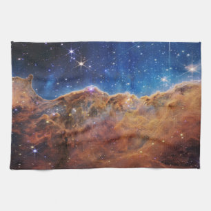 Cosmic Cliffs Carina Nebula Space Webb Telescope Tea Towel