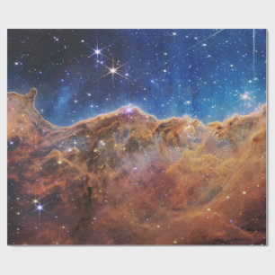 Cosmic Cliffs Carina Nebula Space Webb Telescope Wrapping Paper