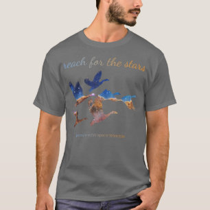 Cosmic Cliffs in Carina Birds Reach for the Stars  T-Shirt