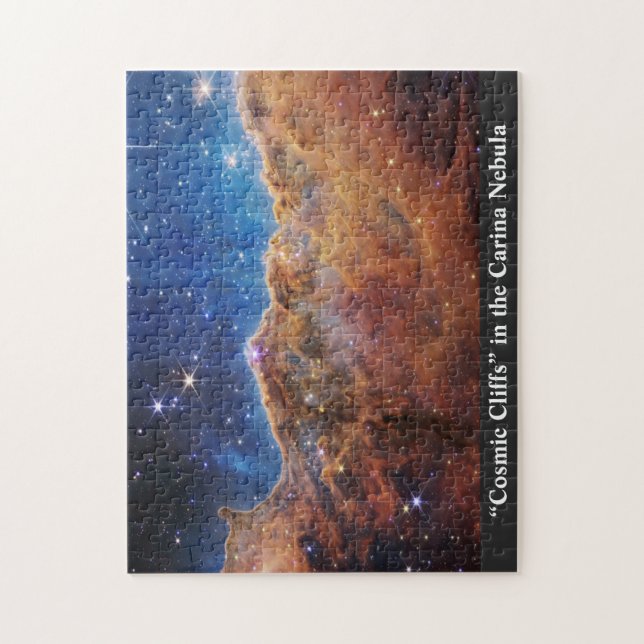 “Cosmic Cliffs” in the Carina Nebula Jigsaw Puzzle (Vertical)