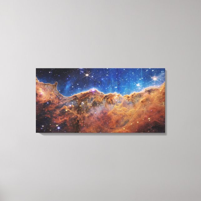 Cosmic Cliffs of The Carina Nebula | Canvas Print (Front)