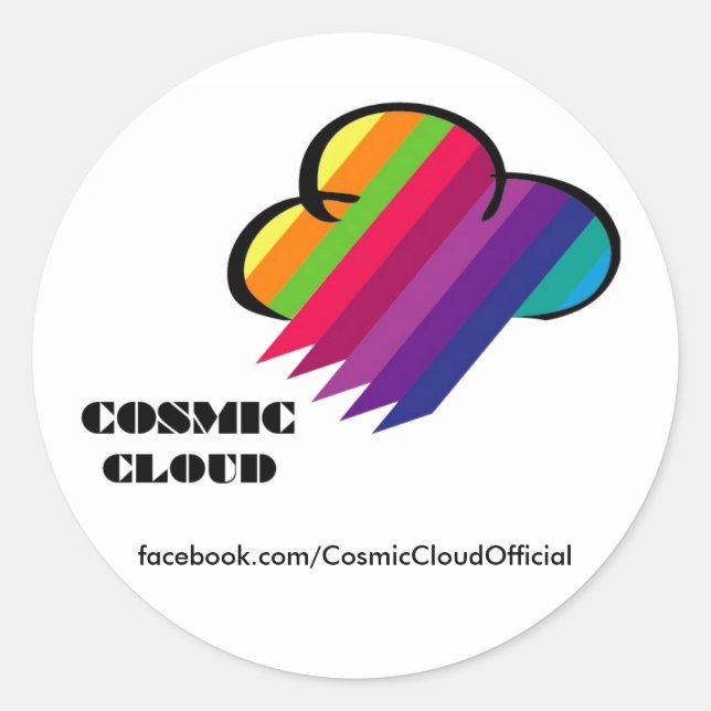Cosmic Cloud Sticker (Front)