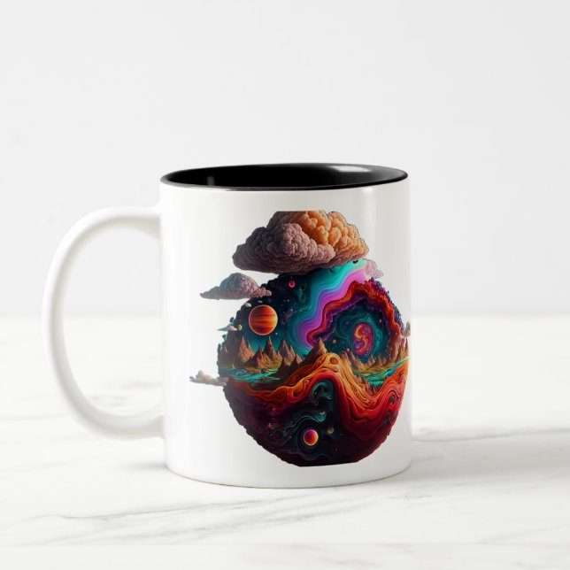 Cosmic Cloudscape Mug (Left)