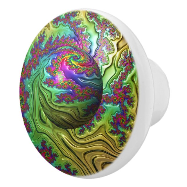Cosmic Cloudstorm  Ceramic Knob (Right)
