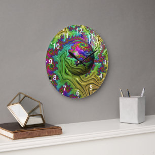 Cosmic Cloudstorm Large Clock