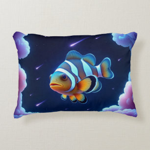 Cosmic Clownfish Decorative Cushion