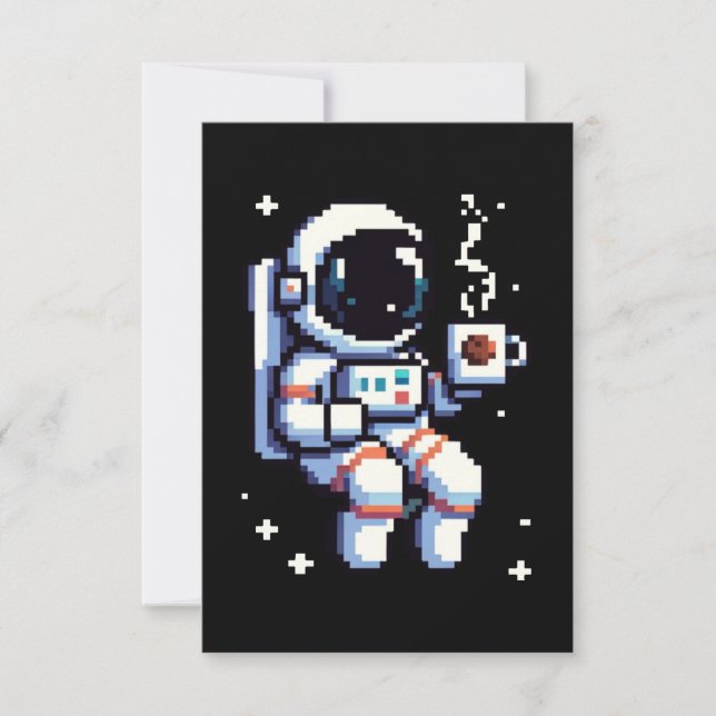 Cosmic Coffee Break: Astro Java - Space Sipper Card (Front)