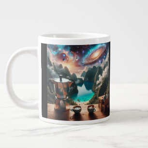 Cosmic Coffee Morning Large Coffee Mug