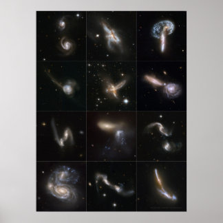 Cosmic Collisions 24x18 (15x20) Poster