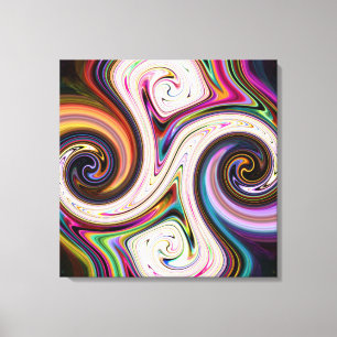 Cosmic Colours 5 Swirls Canvas Prints