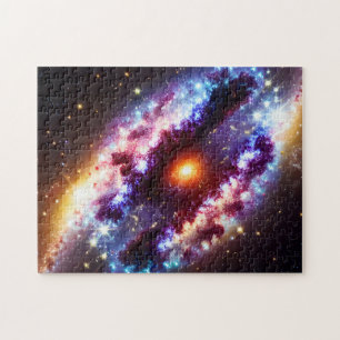 Cosmic Colours Explosion Stars and Skies Landscape Jigsaw Puzzle