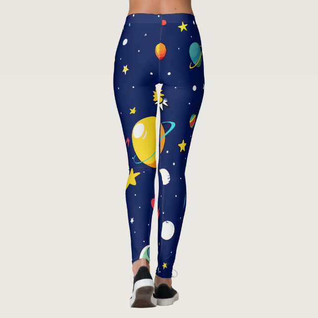 Cosmic Confetti Leggings (Back)
