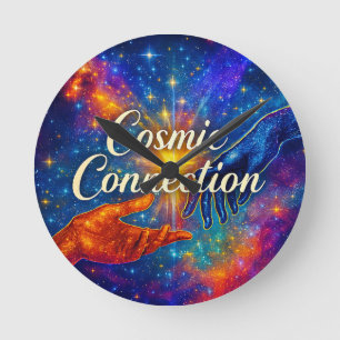 🪐 Cosmic Connection Decorative Clock
