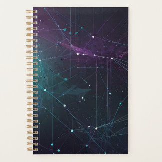Cosmic Connections Spiral Notebook Futuristic Planner