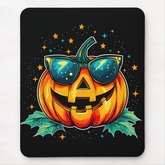 Cosmic Cool Jack-O-Space Mouse Mat (Front)