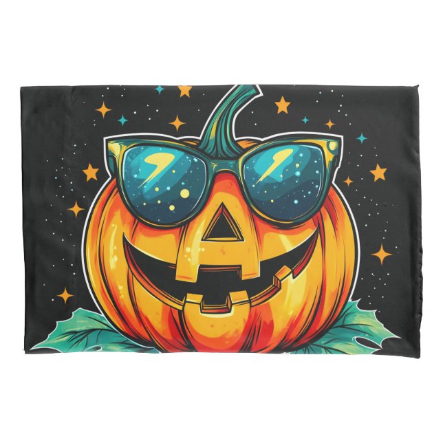 Cosmic Cool Jack-O-Space Pillowcase (Front)