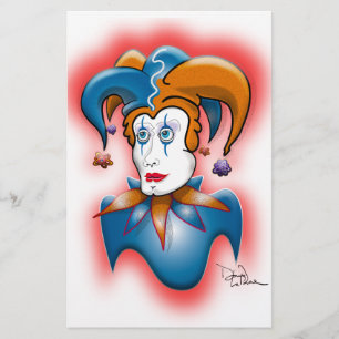 Cosmic Court Jester Stationery
