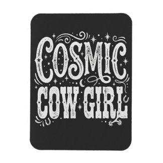 Cosmic Cow Girl Magnet - Funny Southern Accent Gif