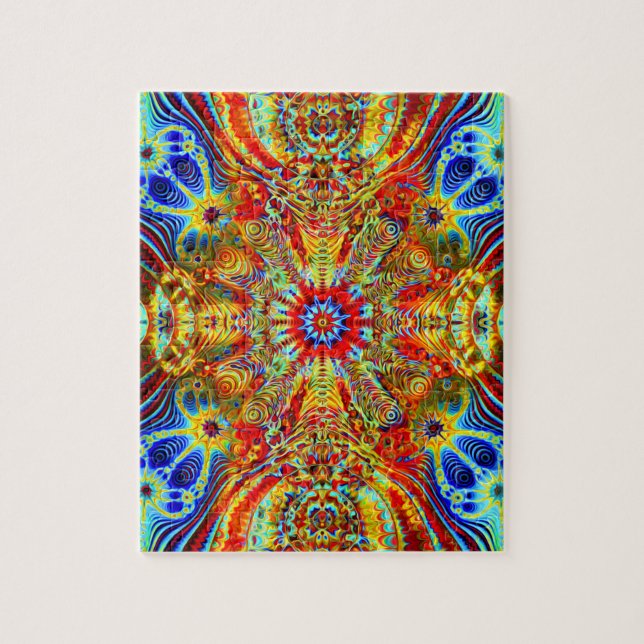 Cosmic Creatrip2 - Psychedelic trippy design Jigsaw Puzzle (Vertical)