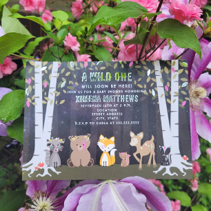 Cosmic Creatures Woodland Animals Baby Shower