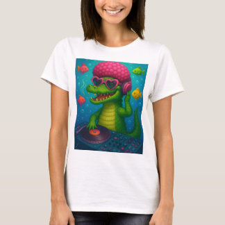 Cosmic crocodile shirt