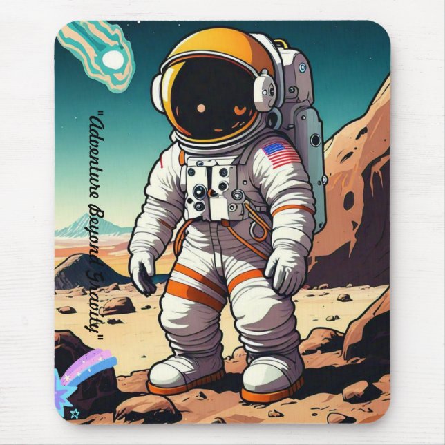 "Cosmic Curiosity" Mouse Mat (Front)
