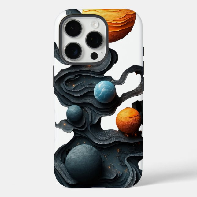 Cosmic Currents Case-Mate iPhone Case (Back)