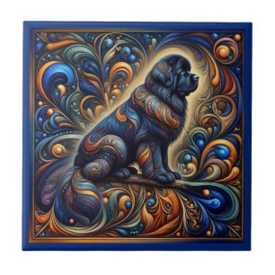Cosmic Currents Newfie Tile