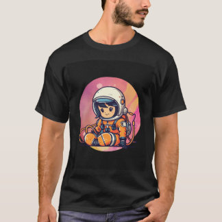 Cosmic Cutie – Little Astronaut Adventure T-Shirt