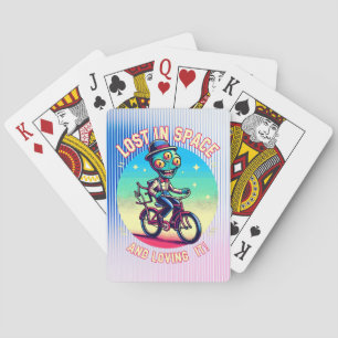 Cosmic Cyclist Playing Cards