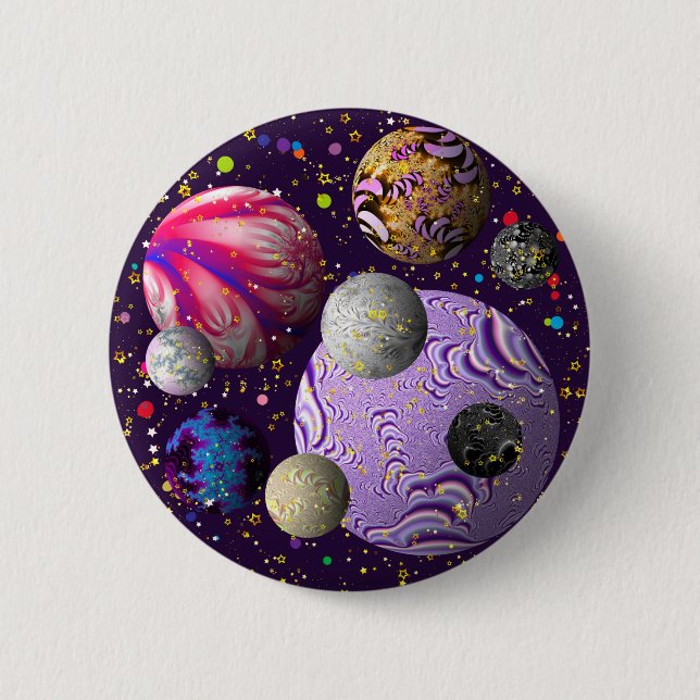 Cosmic Delight   6 Cm Round Badge (Front)
