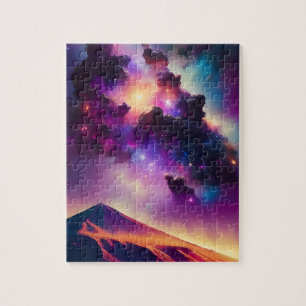 Cosmic desert under outerspace astronomy landscape jigsaw puzzle