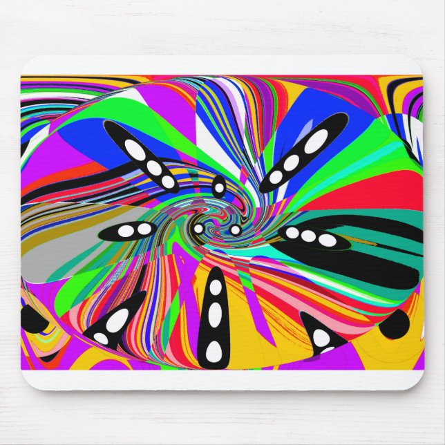 Cosmic dice art mouse mat (Front)
