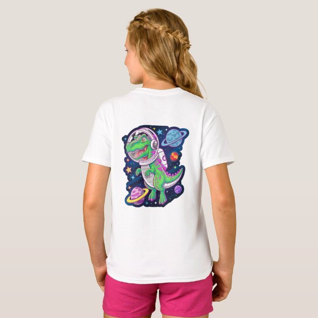 Cosmic Dino Party T-Shirt (Back Full)