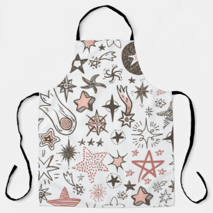 Cosmic Doodles: Stars and Comets Apron
