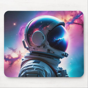 Cosmic Double Exposure Space Infinity Universe Art Mouse Mat